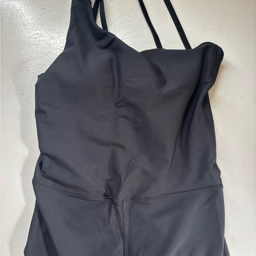 YPB Black Workout Jumpsuit